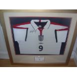 Wayne Rooney Limited Edition Signed England Footba