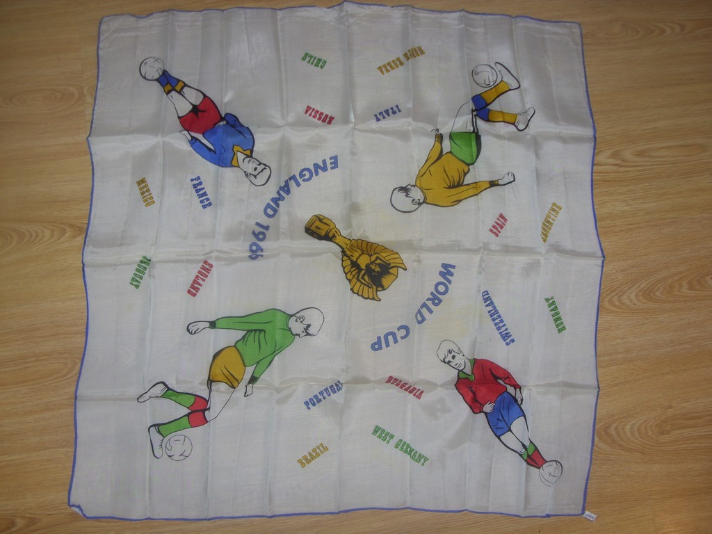 Rare 1966 Football World Cup Head Scarf: Possibly