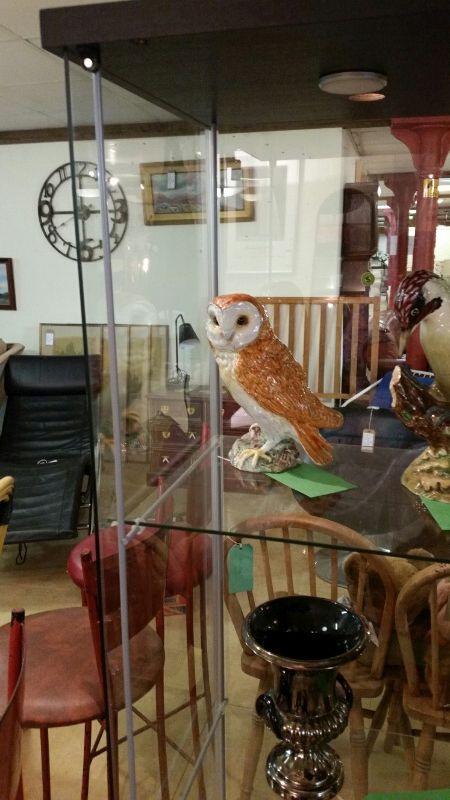 Beswick, glazed owl. Makers stamp to base - Image 2 of 5