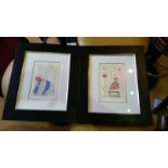 Two limited edition prints signed and numbered, wine interest