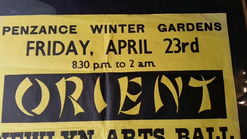 Original 1960's poster from Penzance, Cornwall, for the Newlyn Arts Ball, theme as "Orient". - Image 2 of 13