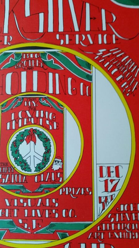 WINTERLAND CHRISTMAS SHOW (GUT). Early 70s reprint by San Francisco Poster Co. Sheet measures 30.5 x - Image 6 of 13