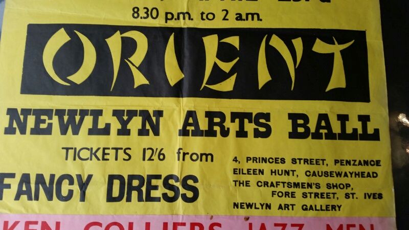 Original 1960's poster from Penzance, Cornwall, for the Newlyn Arts Ball, theme as "Orient". - Image 3 of 13