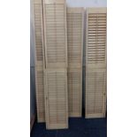 Collection of 4 contemporary pairs of shutters