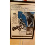 Original 1965 film poster from a private collection. USA space film poster from Twentieth Century