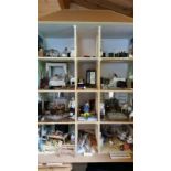 Magnificent 4- storey Georgian dolls house with all contents and a box of spares to complete a few