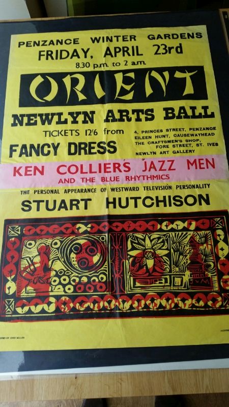 Original 1960's poster from Penzance, Cornwall, for the Newlyn Arts Ball, theme as "Orient". - Image 13 of 13