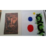 Two vintage USA art posters (unframed). 1977-1978 Hokin Gallery, Palm Beach - Picasso ceramics 48
