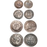 BRITISH COINS, Charles II, Maundy set, 1679, laur. bust r., rev. crowned interlinked Cs to denote