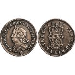 BRITISH COINS, Oliver Cromwell, sixpence, 1658, Dutch, or Tanner’s, cast copy, laur & dr. bust l.,