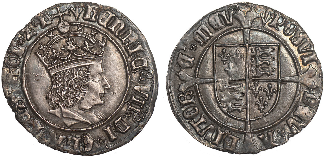 BRITISH COINS, Henry VII, groat, profile, tentative, issue, mm. cross-crosslet (1504-1505),