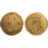 BRITISH COINS, Charles II, hammered coinage (1660-1662), second issue, unite, mm. crown, laur.