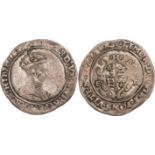 Edward VI, second period, shilling, 1549, Southwark, mm. Y, crowned bust 5 to r., rev. garnished,