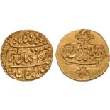 Zand, Karim Khan (1166-1193h), quarter muhur, Mazandaran 1187h, wt. 2.77gms. (KM.525.4 date for mint