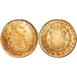 † Mexico, Ferdinand VII, 8 escudos, 1811/0 HJ, Mexico City, laur. head r., rev. crowned shield of