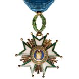 Iran, Order of the Crown of Iran (Nishan-i-Taj-i-Iran), IV class, silver-gilt and enamel, probably
