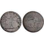 Criminal Interest, Ann Eveleigh, a Georgian halfpenny, smoothed and engraved both sides, ANN
