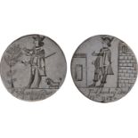 Criminal Interest, J. Shankey, a Georgian coin, smoothed and engraved both sides, J. Shankey Decr