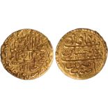 Safawid, Shah Sultan Husayn (1105-1135h), ashrafi 1134h, wt. 3.43gms. (Album 2669), extremely fine