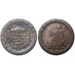 Criminal Interest, Henry Fauntleroy, a George III ‘Cartwheel’ penny, the central obverse smoothed