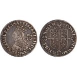 Elizabeth I, milled coinage, sixpence, mm. star, 1562, crowned bust l., with decorated dress,