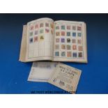 The Lincoln stamp album and contents