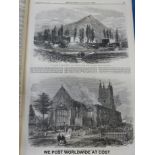 Two volumes of Illustrated London News 1869 and 1867