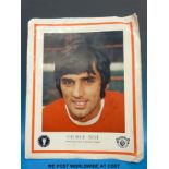 A signed George Best photograph