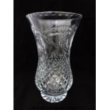 Thomas Webb cut crystal vase in original box (height 11cm)