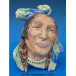 A Beswick Ware Indian wall plaque