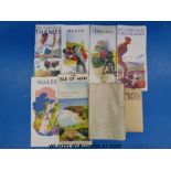 A collection of Great Western Railway leaflets from the 1930s relating to Devon, Cornwall,