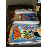 A large collection of Marvel and DC comics from the 1970s/80s to include The Legion of Superheroes,
