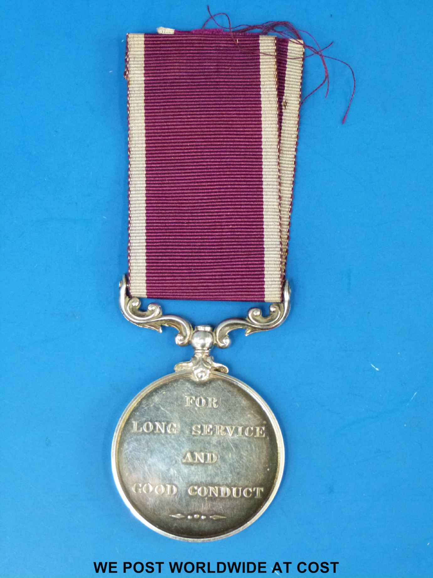An Edward VII long service medal awarded to 2509 Pte G Cooper Wilts Regt - Image 2 of 2