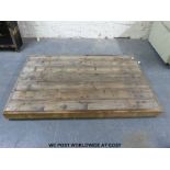 Three wheeled rustic plinths,