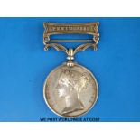 A Victorian 2nd China war medal with Pekin 1860 clasp, awarded to Corporal H Y Parker 44th Regt,