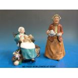 Two Royal Doulton figures,