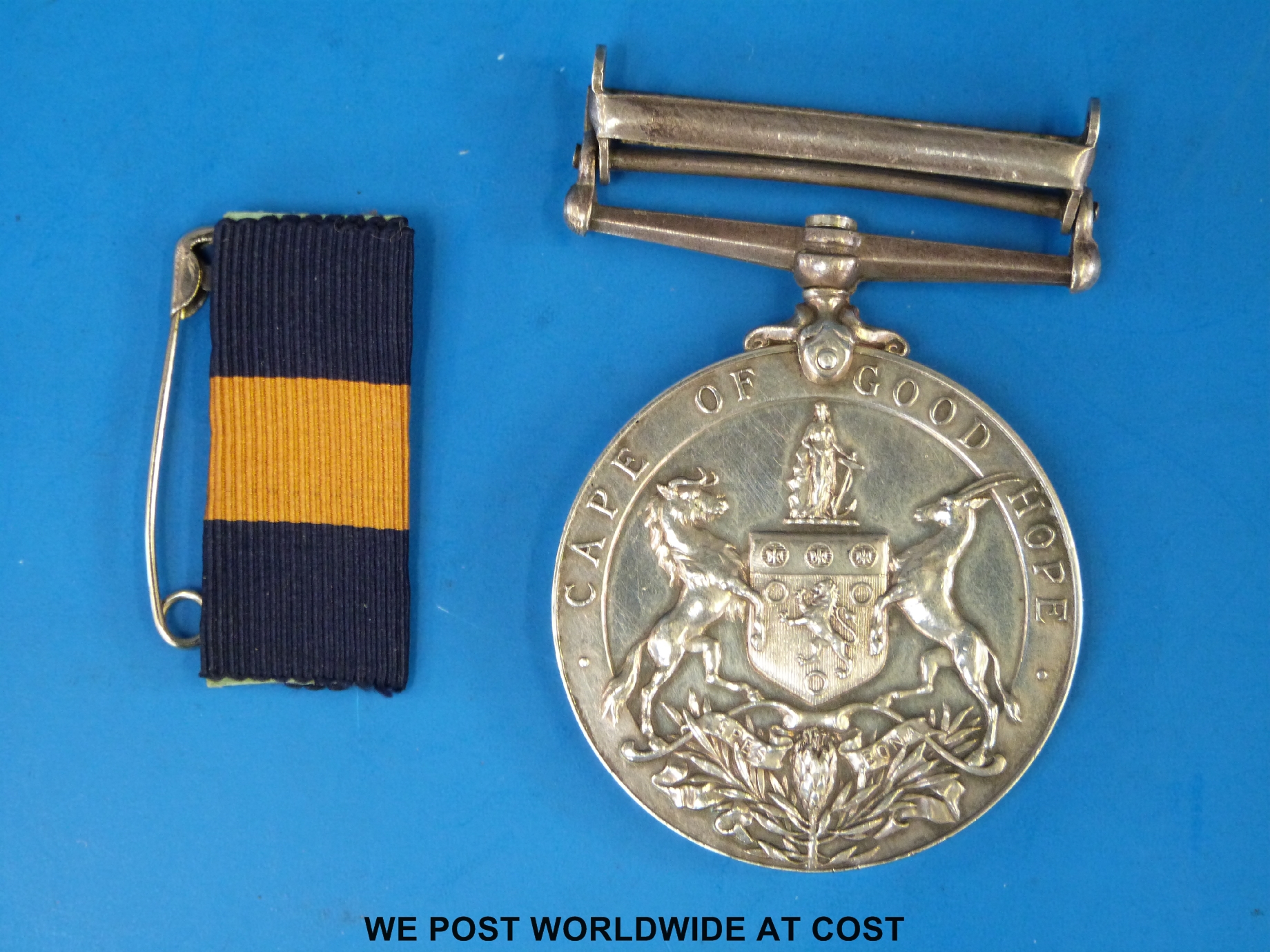 A Queen Victoria Cape of Good Hope medal with Basutoland clasp, awarded to Pte J McLeod P.A. - Image 2 of 2