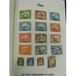 An album of GB and Commonwealth stamps including early examples