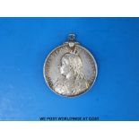 A Victorian Queens South Africa medal awarded to 7653 Pte N Dobson North Devon Fusiliers