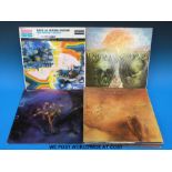 Seven Moody Blues LPs and “Blue Jays” by Justin Hayward and John Lodge.