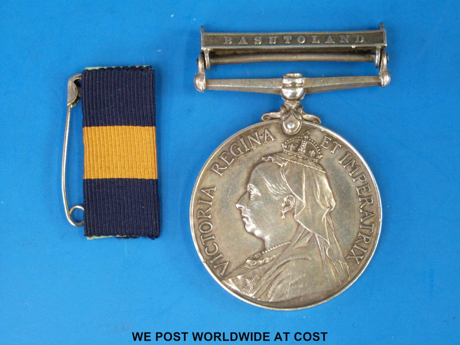 A Queen Victoria Cape of Good Hope medal with Basutoland clasp, awarded to Pte J McLeod P.A.