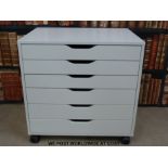 A modern six drawer filing cabinet (width 67cm)
