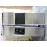 A GEC Profile double door fridge freezer with water cooler