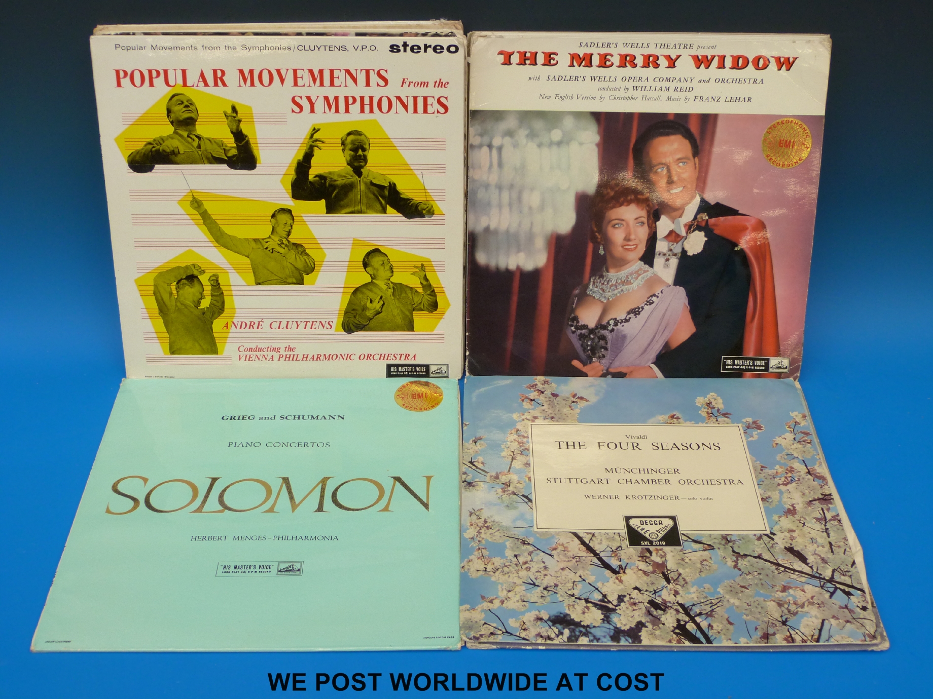 Thirteen collectable classical LPs,