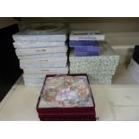 A collection of boxed Royal Doulton 'My Valentine' plates together with Merry Christmas plates and