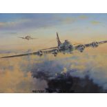 Robert Taylor signed limited edition aviation/military print 'Helping Hand' flying Fortress and