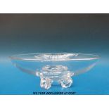 Steuben Art Deco crystal bowl