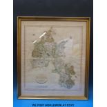 A John Cary map of Oxfordshire