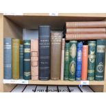 A selection of poetry with Victorian bindings together with Jane Austen's Sense and Sensibility and