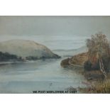 F W Fitch pair of watercolours 'Llangollen' and 'Whistlefield,